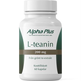 Bild på Alpha Plus L-teanin 200 mg 60 kapslar