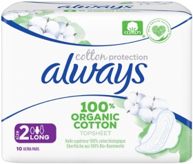 Bild på Always Cotton Long Pads 10 st