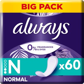 Bild på Always Dailies Normal Fresh & Protect trosskydd 60 st