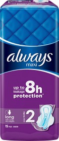Bild på Always Maxi Long Super Plus 15 st oparfymerad