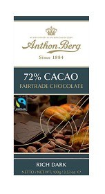 Bild på Anthon Berg 72% Cacao Fairtrade 100 g