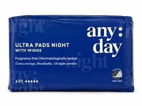 Bild på Any:day Binda natt med vingar 20-pack