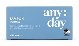 Bild på Any:day Tampong Normal 16-pack
