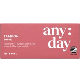 Bild på any:day Tampong Super 16-pack