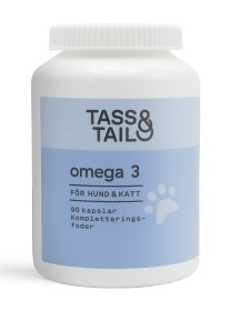 Bild på Tass & Tail Omega-3 för hund & katt 90 kapslar