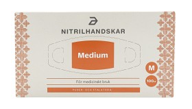 Bild på Apotea Nitrilhandskar Blå Medium 100-pack