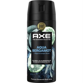 Bild på Axe 72h Fine Fragrance Aqua Bergamot Deodorant Bodyspray 150 ml