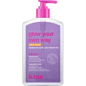 Bild på b.tan Glow Your Own Way Clear Self Tan Gel Next Level 437 ml
