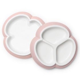 Bild på BabyBjörn Tallriksset 2-pack (Puderrosa)