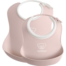 Bild på BabyBjörn Haklappsset 2-pack Blekrosa