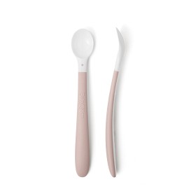 Bild på BabyBjörn Matningssked 2-pack Blekrosa