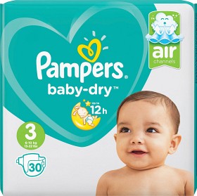Bild på Pampers Baby-Dry S3 6-10 kg 30 st