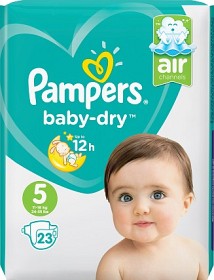 Bild på Pampers Baby-Dry S5 11-16 kg 23 st