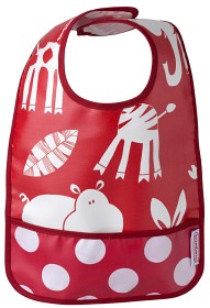 Bild på Bambino Easy wipe! haklapp Rosa Grå 