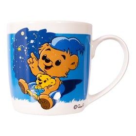 Bild på Bamse Mugg Bamse och Brumma Rymden (Blå)