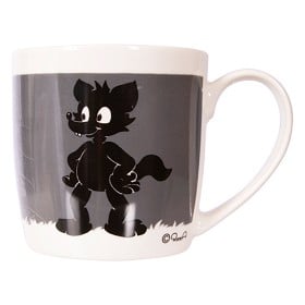 Bild på Bamse Mugg Vargen (Grå)