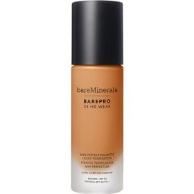Bild på bareMinerals BAREPRO 24HR Skin-Perfecting Matte Liquid Foundation SPF 20 Medium deep 43 neutral 30 ml