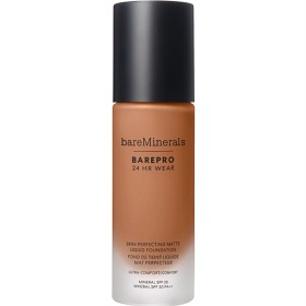 Bild på bareMinerals BAREPRO 24HR Skin-Perfecting Matte Liquid Foundation SPF 20 Medium deep 45 neutral 30 ml