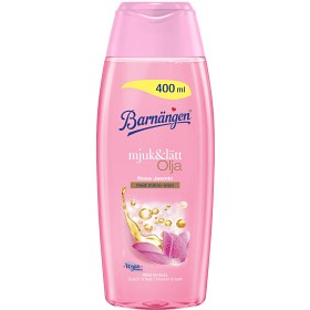 Bild på Barnängen Duschgel Mjuk & Lätt Olja Rosa Jasmin 400 ml
