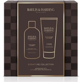 Bild på Baylis & Harding Black Pepper & Ginseng Men's Luxury Bathing Duo Gift Set