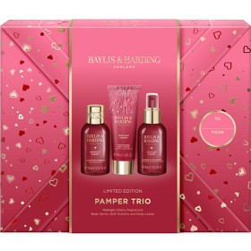 Bild på Baylis & Harding Midnight Cherry Wrapped Body Trio Gift Set 250 ml