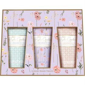 Bild på Baylis & Harding Royale Garden Lavender & Rose Hip Tea Hand Cream Trio Gift Set 150 ml