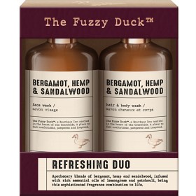 Bild på Baylis & Harding The Fuzzy Duck Men's Bergamot, Hemp & Sandalwood Duo Gift Set 600 ml