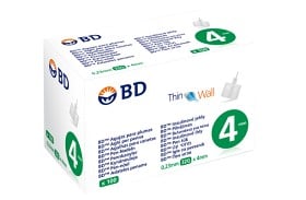 Bild på BD Pennkanyl, 0,23 mm (32 G) x 4 mm 100 st