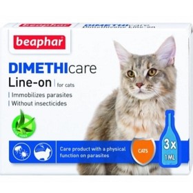Bild på Beaphar Dimethicare Line-on katt 3 x 1 ml