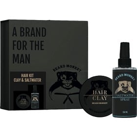 Bild på Beard Monkey Gift Set Hair Clay & Salt Water Spray