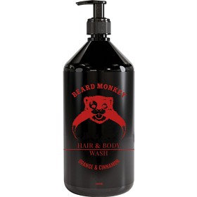 Bild på Beard Monkey Hair & Body Wash Orange & Cinnamon 1000 ml