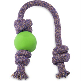 Bild på Beco Boll med rep Small Grön 5 cm