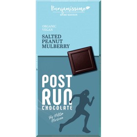 Bild på Benjamissimo Choklad Salt Jordnöt & Mullbär Post Run Sport Edition 60 g