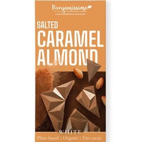 Bild på Benjamissimo Choklad Vit Salt Karamell & Mandel 60 g