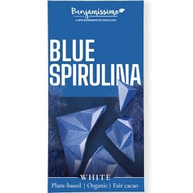 Bild på Benjamissimo Vit choklad Blå spirulina EKO 60 g
