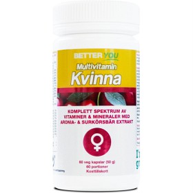 Bild på Better You Multivitamin Kvinna 60 kapslar
