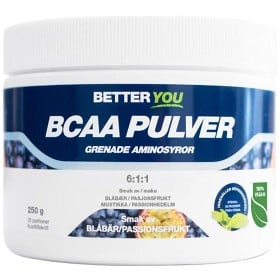 Bild på Better You Naturligt BCAA Pulver Passion/Blåbär 250 g