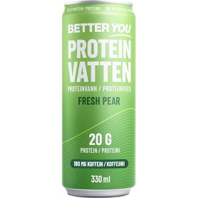 Bild på Better You Proteinvatten Fresh Pear Koffein 180 mg 330 ml