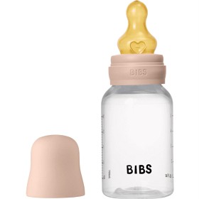 Bild på BIBS Baby Bottle Round Latex 150 ml Slow Flow Blush