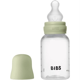 Bild på BIBS Baby Bottle Round Silicone 150 ml Slow Flow Sage