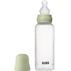 Bild på BIBS Baby Bottle Round Silicone 270 ml Medium Flow Sage