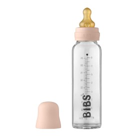 Bild på BIBS Baby Glass Bottle Complete Set Latex 225 ml Blush