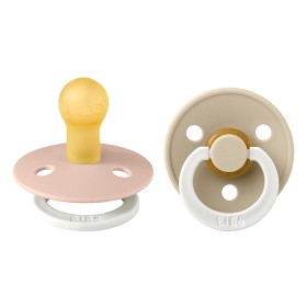 Bild på BIBS Colour 2-pack Latex Size 1 Blush Glow/Vanilla Glow