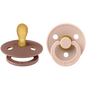 Bild på BIBS Colour 2-pack Latex Size 1 Symmetrical Woodchuck/Blush
