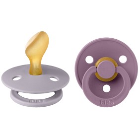 Bild på BIBS Colour 2-pack Latex Size 2 Anatomical Fossil Grey/Mauve