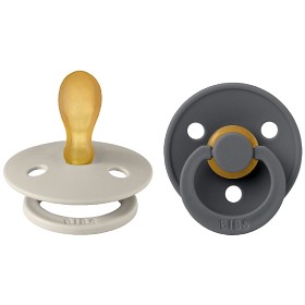 Bild på BIBS Colour 2-pack Latex Size 2 Symmetrical Sand/Iron