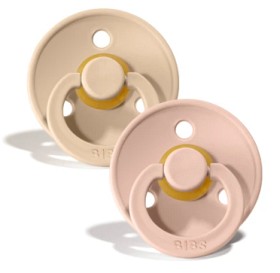 Bild på BIBS Colour Latex Napp 2-pack 6-18m (Vanilla/Blush)