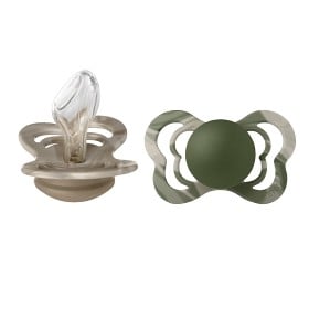 Bild på BIBS Couture Camo 2-pack Silicone Size 2 Green Mix