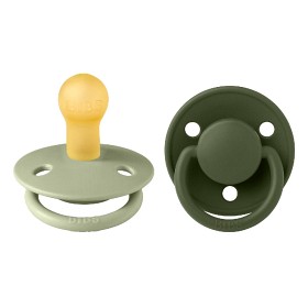 Bild på BIBS De Lux 2-pack Latex Size 1 Sage/Hunter Green