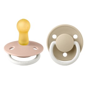 Bild på BIBS De Lux 2-pack Latex Size 2 Blush Glow/Vanilla Glow